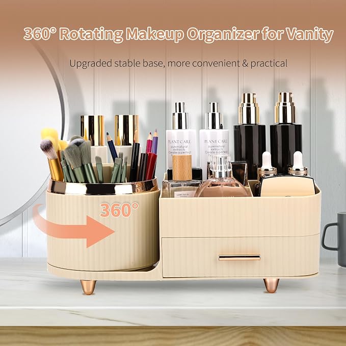 Beborxue 360° Rotating Makeup Organizer - Image 5