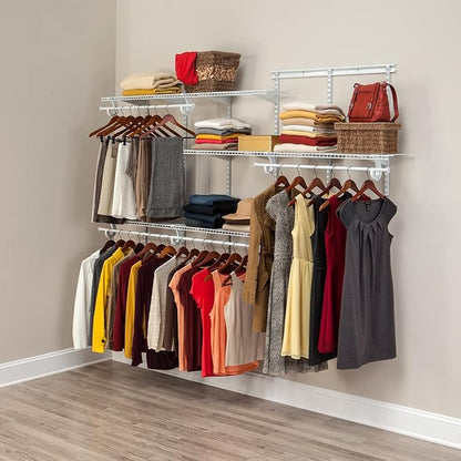 ClosetMaid ShelfTrack Wire Closet Organizer System, Adjustable from 5 to 8 Ft. - Image 10