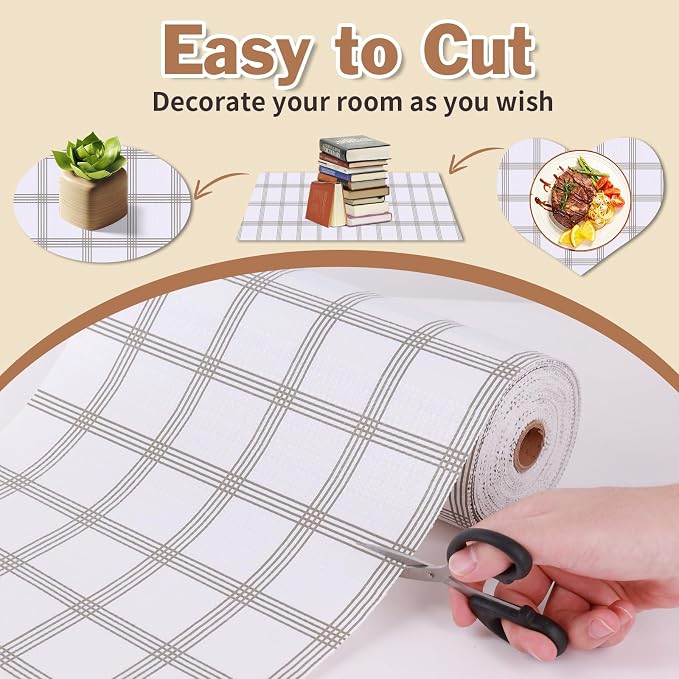 Shelf Liners for Kitchen Cabinets 12in x 10FT, Non Adhesive Drawer Liner White - Image 4