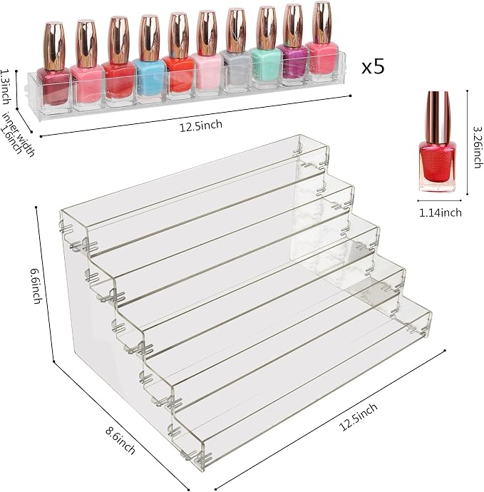 Sunglass Organizer Easy Snap-on Assembly, Acrylic Sticker Display Stand - Image 2