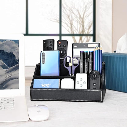 KINGFOM Pu Leather Desk Organizer - Image 5