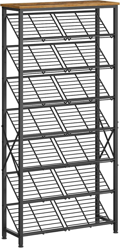 YATINEY 8-Tier Tall Shoes Rack, Slim Shoe Organizer by Yatiney