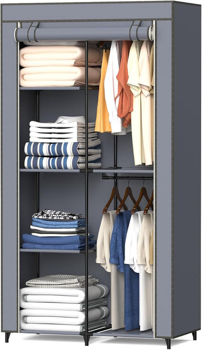 Gray Cover Portable Closet by HODYANN