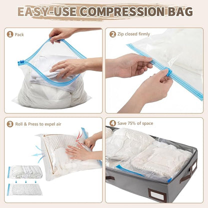 OIAHOMY 2 Pack Under Bed Storage - Image 7