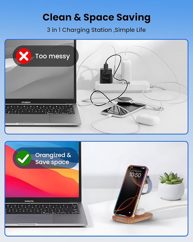 3 in 1 Wireless Charging, Wireless Charger Stand - Image 7