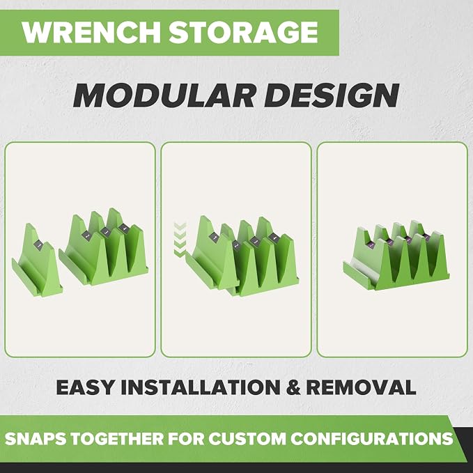 40PCS Modular Wrench Organizer Wrench Holder - Image 3