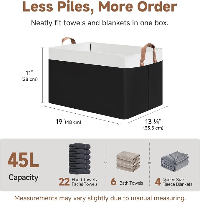 StorageWorks Storage Bins, Fabric Storage Bins - Image 6