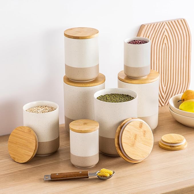 vancasso Sabine Ceramic Canister Set - Image 8