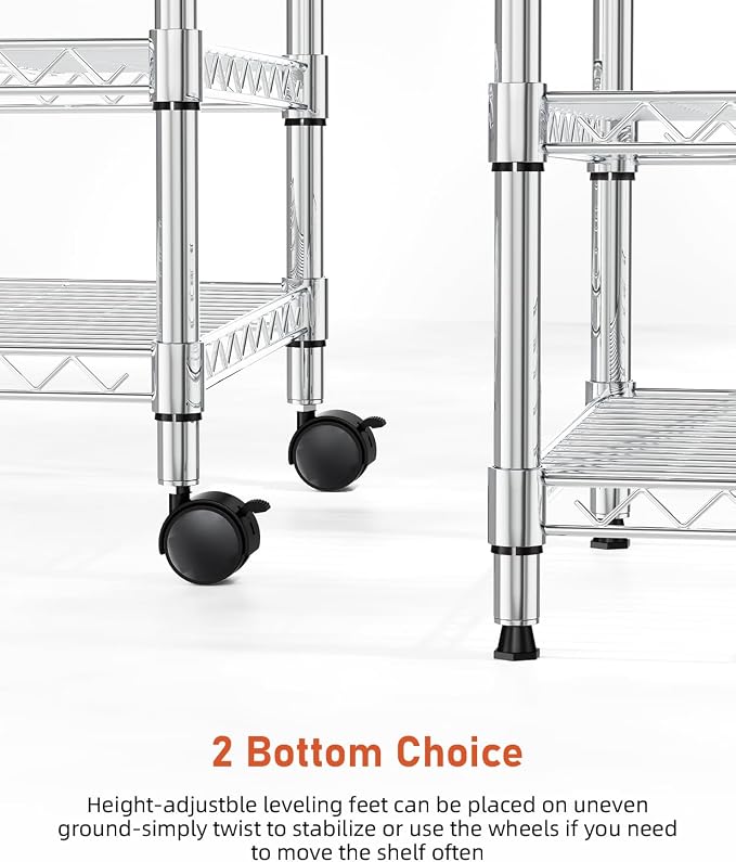 Simple Deluxe Heavy Duty 3-Shelf Shelving Unit - Image 7