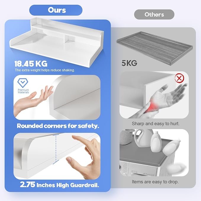 2-Tier Washer and Dryer Countertop - Image 4