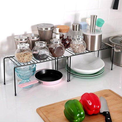 SIBAO Kitchen Shelves, Cabinet Organization Mini Storage Shelf, Storage Rack - Image 2