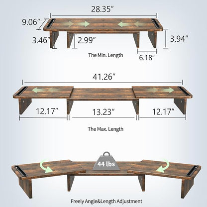 Zimilar Dual Monitor Stand Riser, Monitor Stand - Image 2