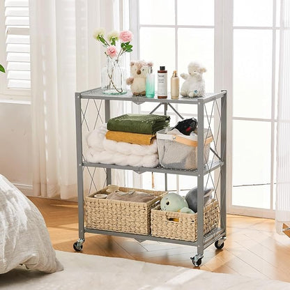 BRIAN & DANY 3-Tier Foldable Storage Shelves - Image 2