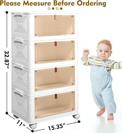 CTSNSLH 4 Tier Plastic Storage Bins - Image 2
