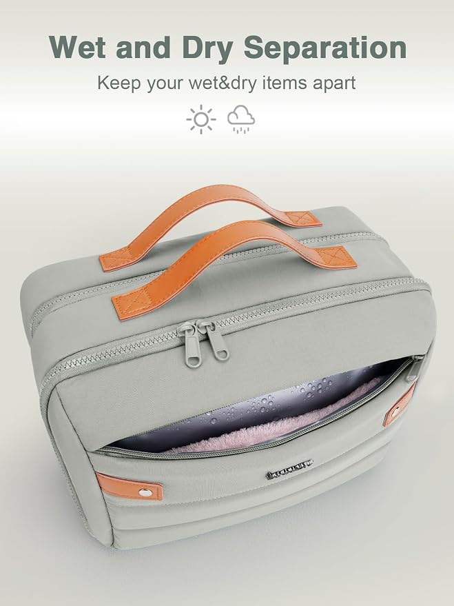 Women's Hanging Toiletry Bag, Waterproof Travel Cosmetic Organizer - Image 5