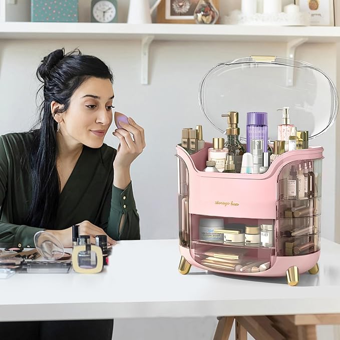 Makeup Organizer & Skincare Organizers, Cosmetic Organizer Box - Image 7