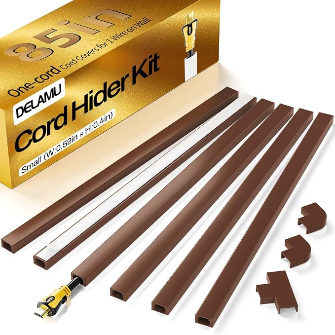 Delamu Cord Hider, 85in Cord Covers by DELAMU