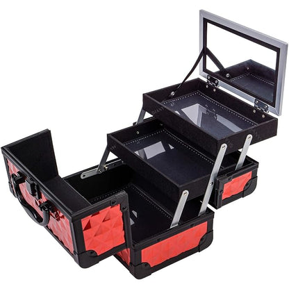 SHANY Chic Makeup Train Case Cosmetic Box Portable Makeup Case Cosmetics Beauty - Image 3