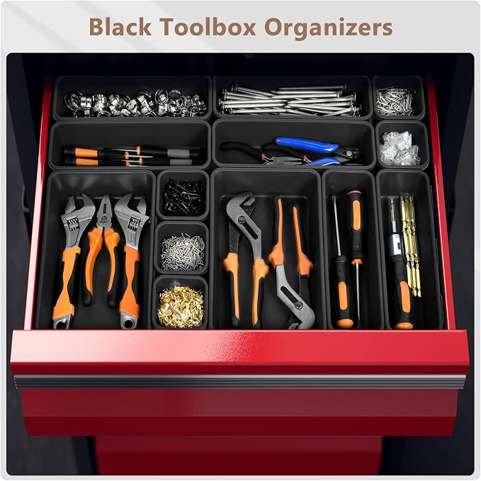A-LuGei 【More Larger Size】 【69 PCS-5 Size】 Tool Box Organizer Tray Divider - Image 4