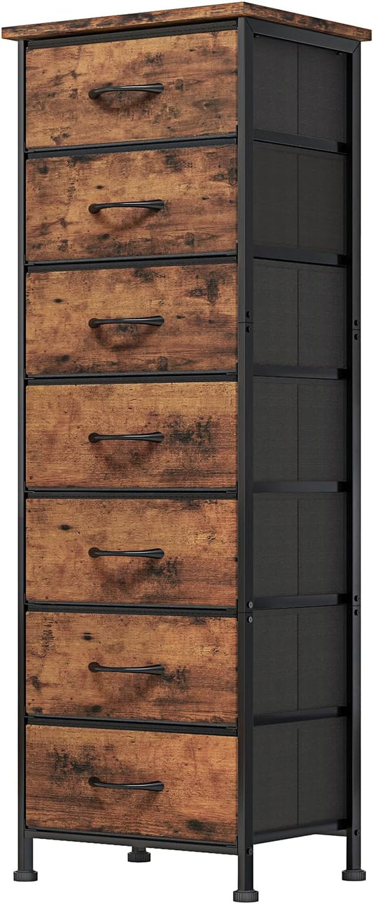 Fixwal Tall Dresser for Bedroom, Storage Dresser Organizer by Fixwal
