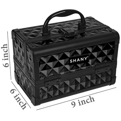 SHANY Chic Makeup Train Case Cosmetic Box Portable Makeup Case Cosmetics Beauty - Image 6