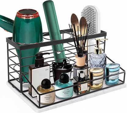 Hair Tool Organizer, Movable Hair Dryer Holder, Hair Styling Tools Storage by Siyzda