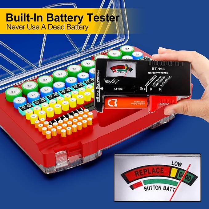 Battery Organizer Storage Holder Box Case - Image 4