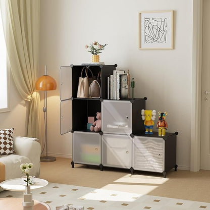 Cube Storage Organizer, 6-Cube Shelves Unit - Image 2