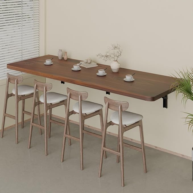 IAE Floating Wall Mounted Folding Table Desk - Image 4