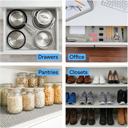 GORILLA GRIP powerGRIP Drawer Shelf and Cabinet Liner, Thick Strong Hold - Image 9