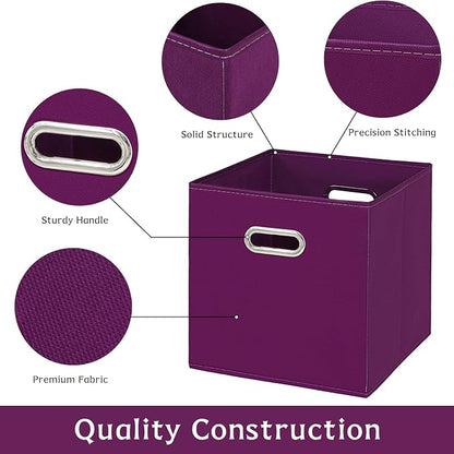 Fabric storage bins Cubes, Fabric Cube Organizer - Image 7