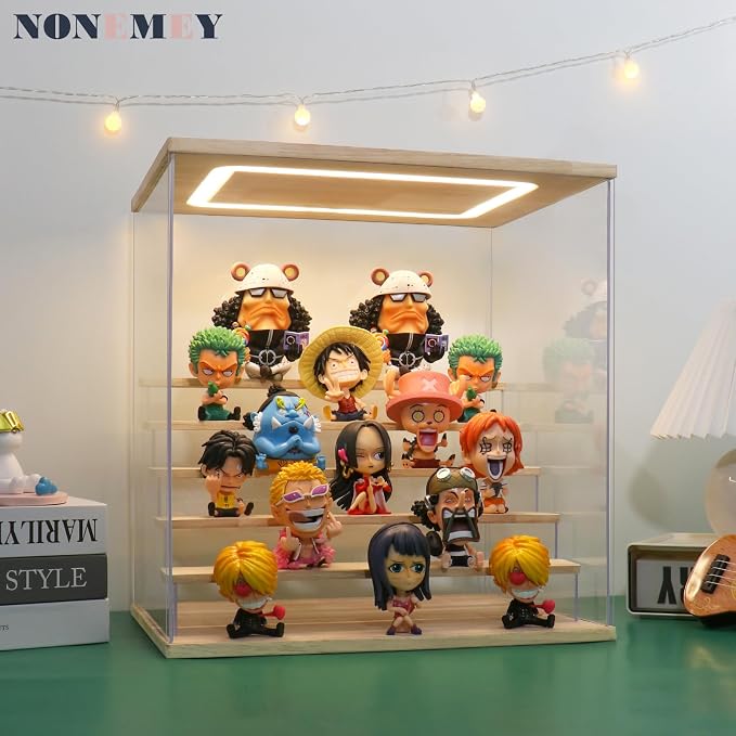 NONEMEY Clear Acrylic Display Case Stand - Image 8