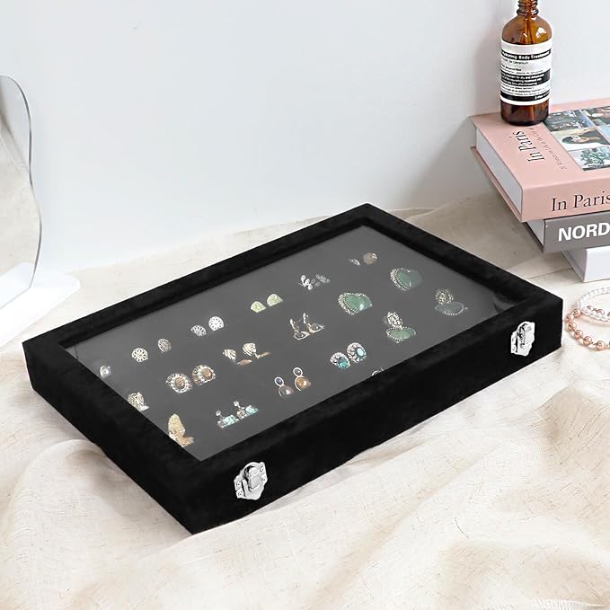 Wudygirl Jewelry Organizer 24 Grid Jewelry Tray - Image 5