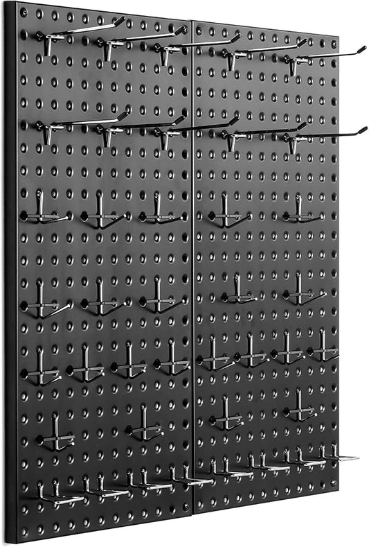 VEVOR Metal Pegboard Panels, 2 Panels, Heavy Duty Peg Board Wall Organizer by VEVOR