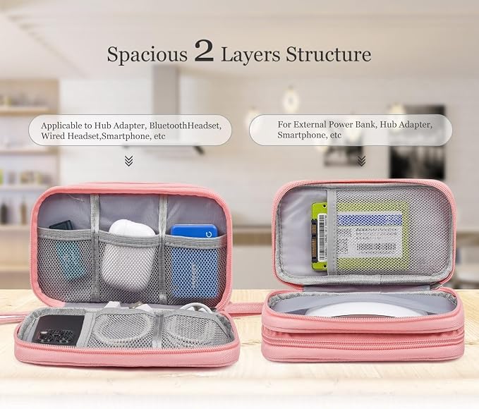 Electronic Organizer Travel Cable Accessories Bag, Electronic Organizer Case - Image 3