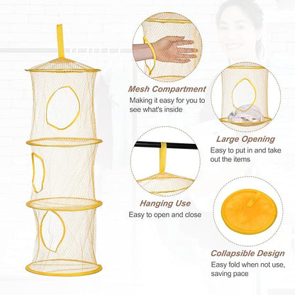 uxcell 2Pcs Mesh Hanging Storage Basket - Image 3