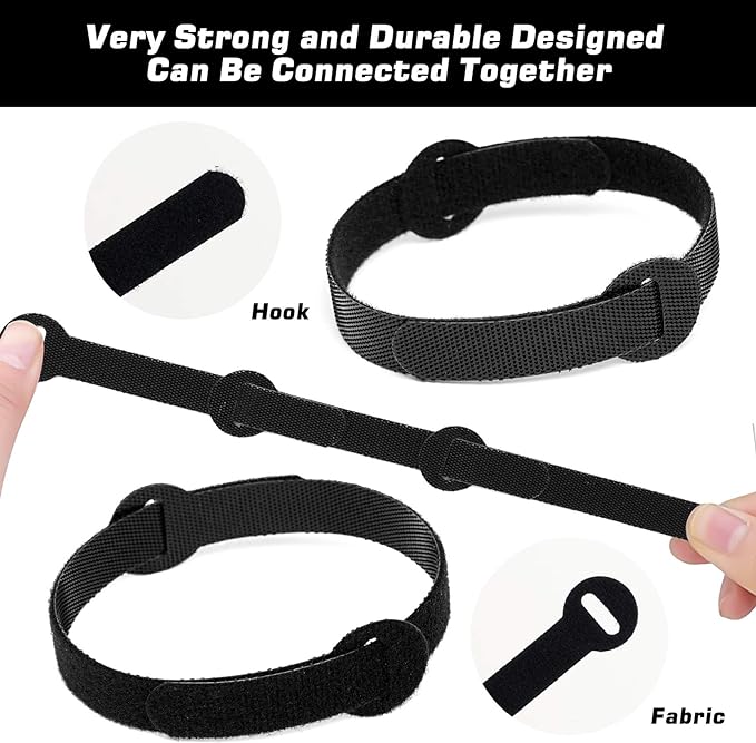 150PCS Reusable Cable Ties - Image 3