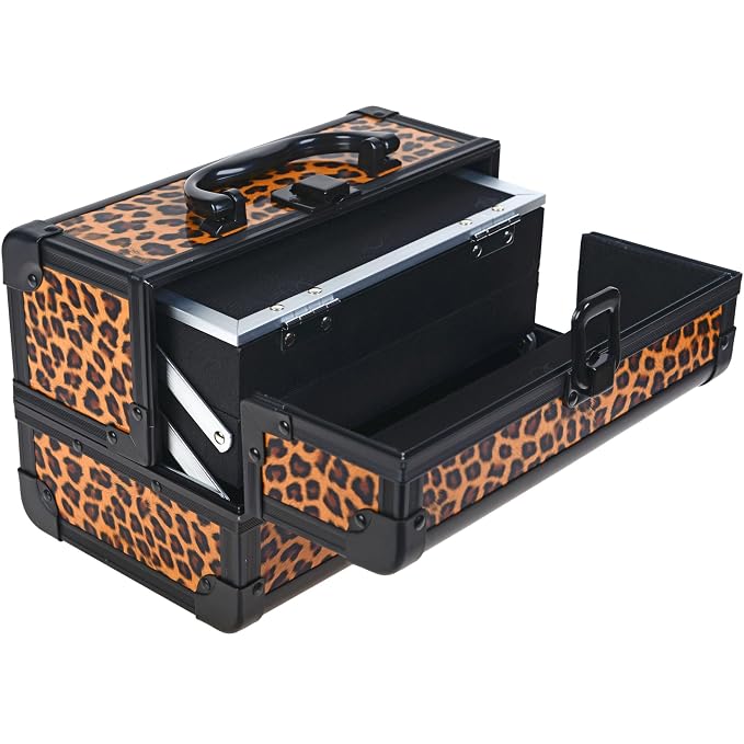SHANY Chic Makeup Train Case Cosmetic Box Portable Makeup Case Cosmetics Beauty - Image 6