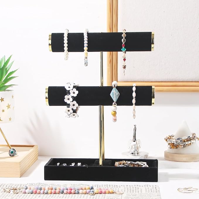 Bracelet Holder, 2-Tier Bracelet Display Stand - Image 6