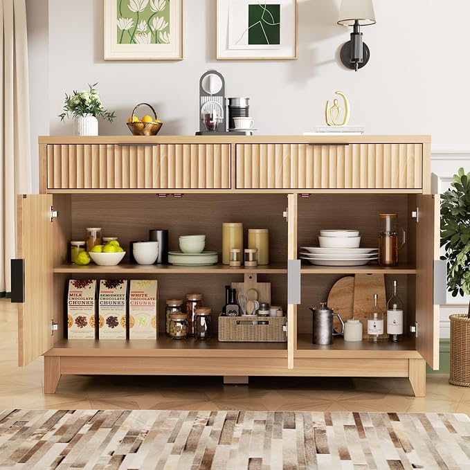 Vabches Modern Sideboard Buffet Cabinet - Image 3