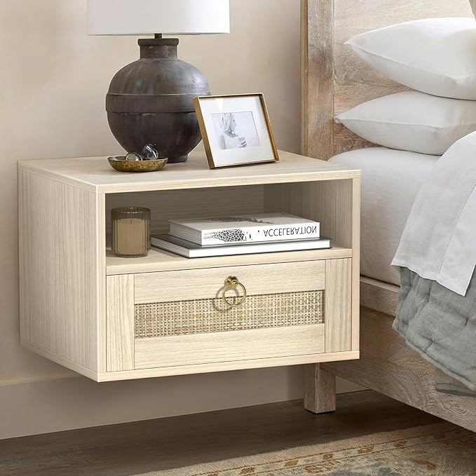 Floating Nightstand with Drawer - Image 9