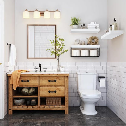 QEEIG Bathroom Shelves Over Toilet - Image 2