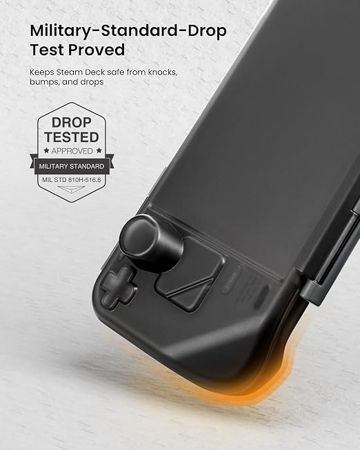 tomtoc Armor Case for Steam Deck/OLED, Steam Deck Hard Shell, Slim Portable - Image 3