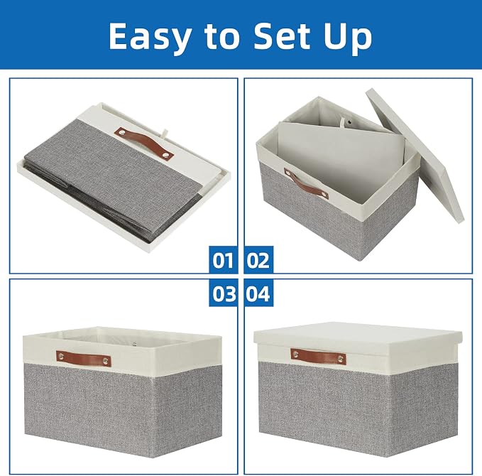 Temary Collapsible Storage Bins Storage Boxes - Image 7