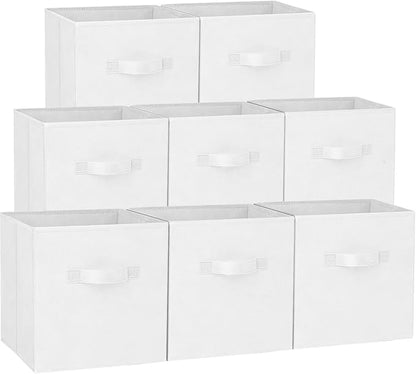 Storage Cubes - 13 Inch Heavy Duty Fabric Storage Bins by Criusia