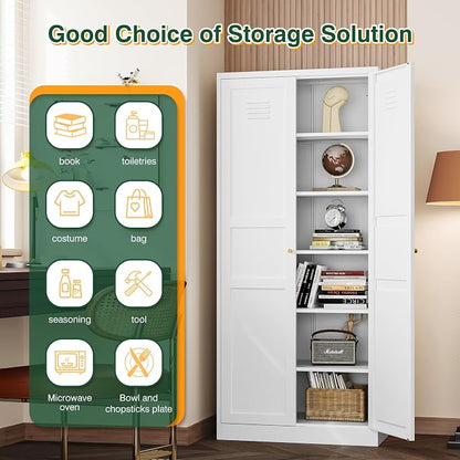 Letaya White Storage Cabinet - Image 7