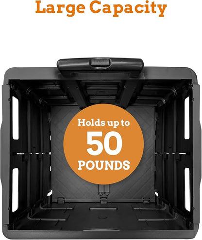 Ultra-Slim Rolling Collapsible Storage Pack-N-Roll Utility-carts, - Image 3