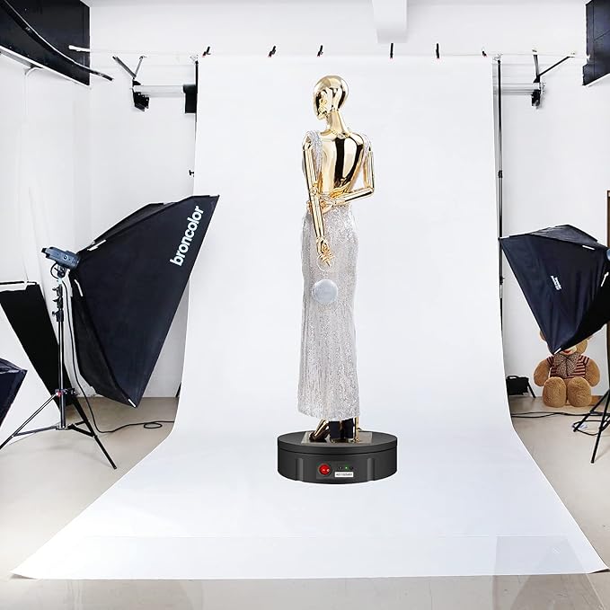 JAYEGT Motorized Rotating Display Stand, 350Lbs Load，360 Degree Electric - Image 2