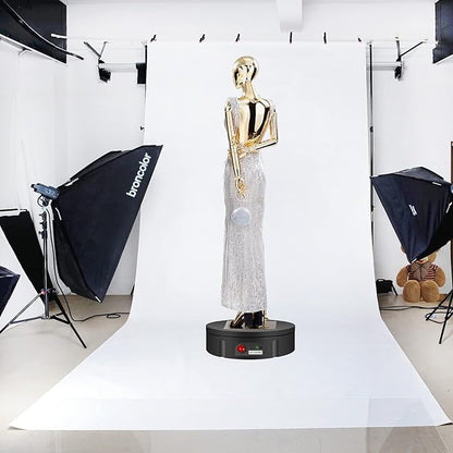 JAYEGT Motorized Rotating Display Stand, 350Lbs Load，360 Degree Electric - Image 2