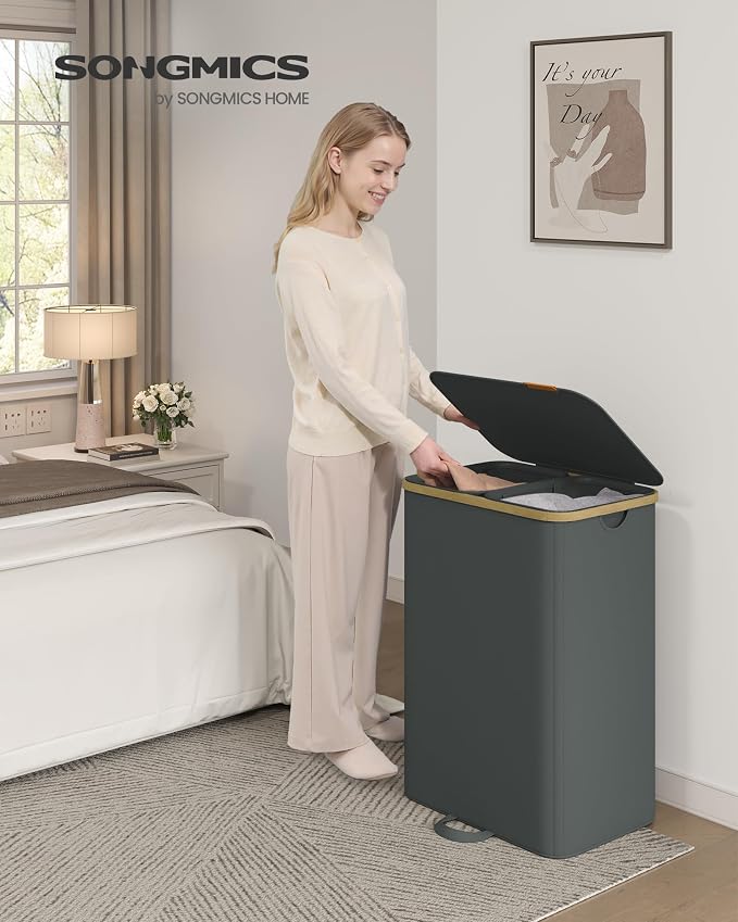 SONGMICS Laundry Hamper, Laundry Sorter - Image 2
